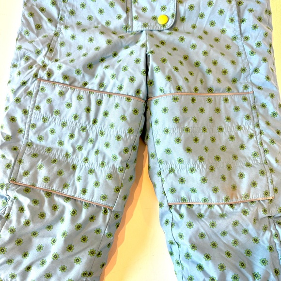 Hanna Andersson Winterwear Snow Overalls - Size 100 Girls US 4 Floral Print - Picture 6 of 16